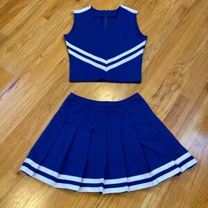 Royal Blue Adult Cheerleader Costume - great Halloween Costume